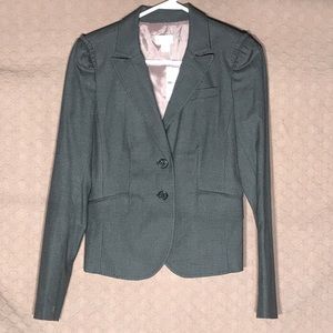 LOFT grey herringbone blazer New with tags 4
